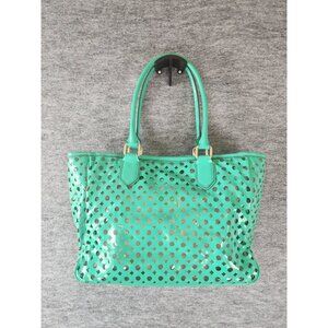 Milly Green Bag 5.5 x 10.5 x 14 Double handle